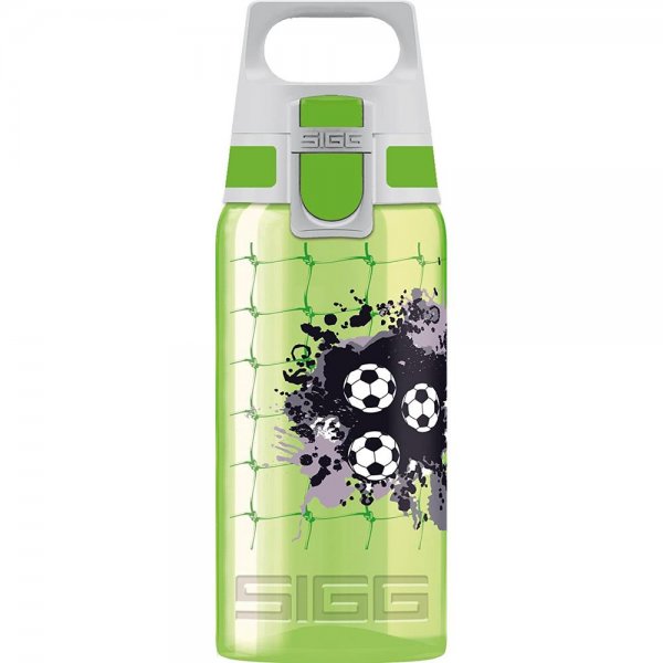 SIGG Kinder Trinkflasche VIVA ONE Fußball 0,5L Kinderflasche Wasserflasche Kohlensäuredicht auslaufsicher