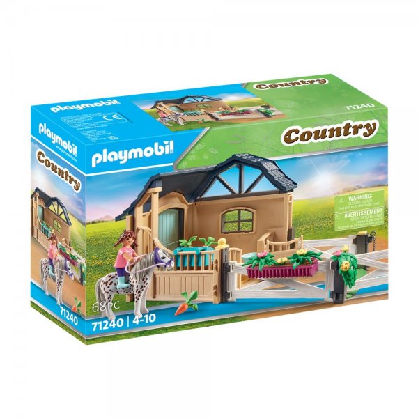 PLAYMOBIL® Country 71240 - Reitstallerweiterung Spielset für Kinder ab 4 Jahren