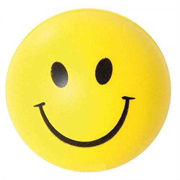 Bartl 110032 - Stressball Happy Face 7 cm Smiley Knautschball Spielzeug Emoji