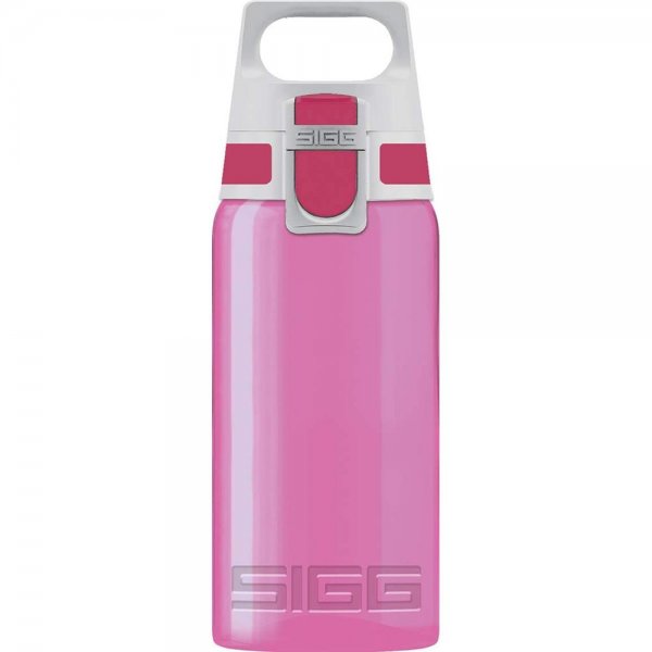 SIGG Trinkflasche 0,5L VIVA ONE Pink Kunststoff auslaufsicher Kohlensäuredicht Einhandbedienung
