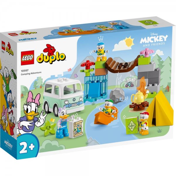 LEGO® DUPLO® Disney 10997 - Mickey and Friends Camping-Abenteuer Spielset für Kinder ab 2 Jahren