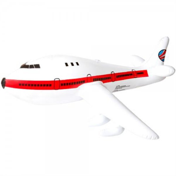 Vedes - Splash & Fun - Aufblasbares Flugzeug weiß/rot/schwarz NEU