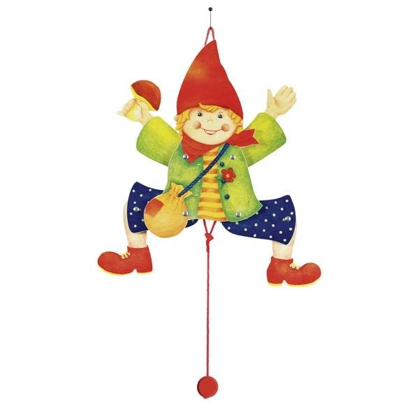 Goki Hampelfigur Junge Figur Hampelmann Holzspielzeug Hampel Puppe Holz