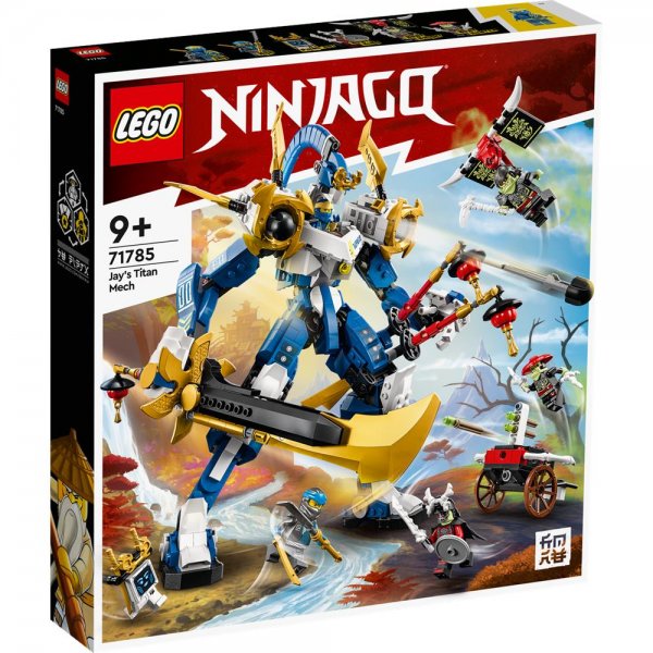 LEGO® NINJAGO® 71785 - Jays Titan-Mech Spielset mit Mech und Ninja-Minifigur ab 9 Jahren