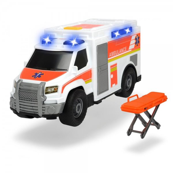 Dickie Toys - Medical Responder - 30 cm großer Rettungswagen mit Trage Licht und Sound Spielzeugauto