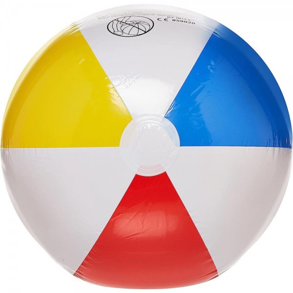 Intex Wasserball Glossy Panel ca. 33 cm Durchmesser bunter Strandball