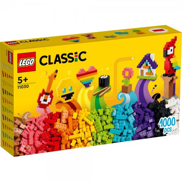 LEGO® Classic 11030 - Großes Kreativ-Bauset Bausteine-Box Konstruktionsspielzeug ab 5 Jahren