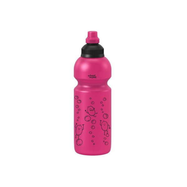 School-Mood Trinkflasche pink 600 ml Flasche Kinderflasche Schule Kinder BPA frei Auslaufsicher