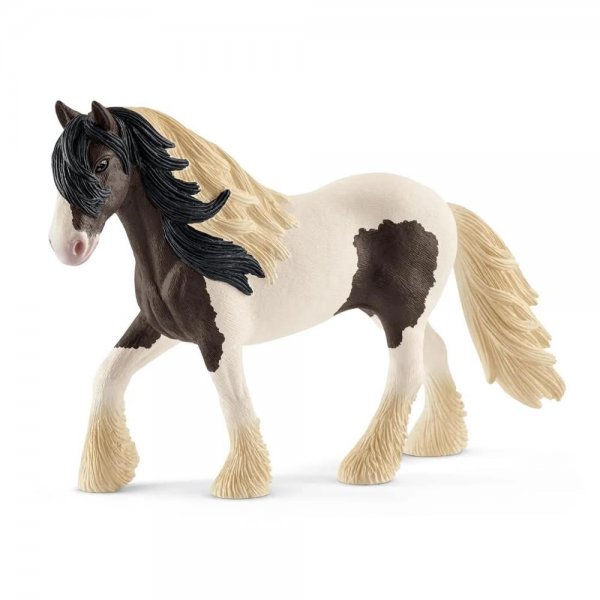 Schleich 13831 Farm World Tinker Hengst Spielfigur Tierfigur Pferd Bauernhof Tiere braun weiß