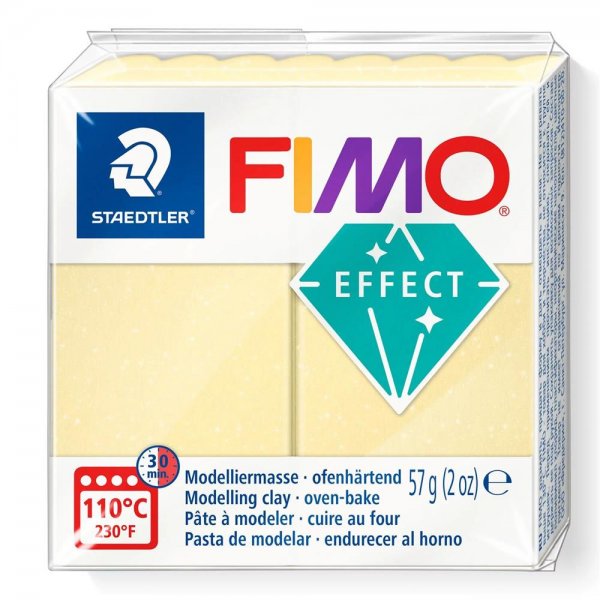 Staedtler FIMO effect citrin 57g Modelliermasse ofenhärtend Knetmasse Knete