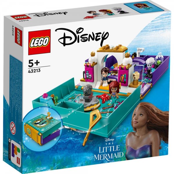 LEGO® Disney 43213 - Die kleine Meerjungfrau – Märchenbuch Bauset Spielset für Kinder ab 5 Jahren