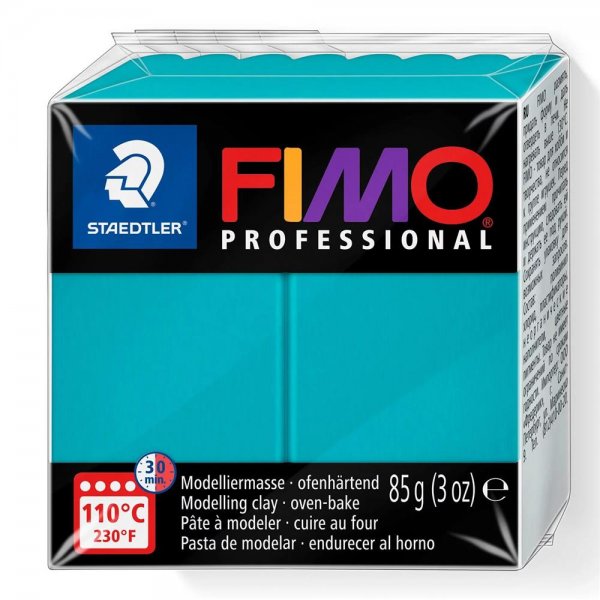 Staedtler FIMO professional türkis 85 g Modelliermasse ofenhärtend Knetmasse Knete