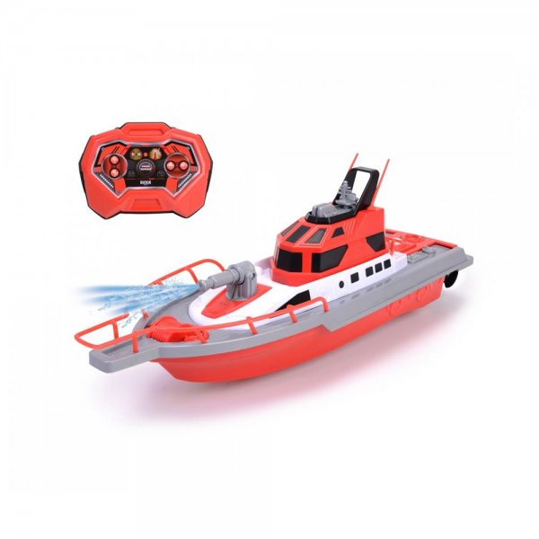 Dickie Toys RC Feuerwehrboot ferngesteuertes Boot für Kinder ab 6 Jahren