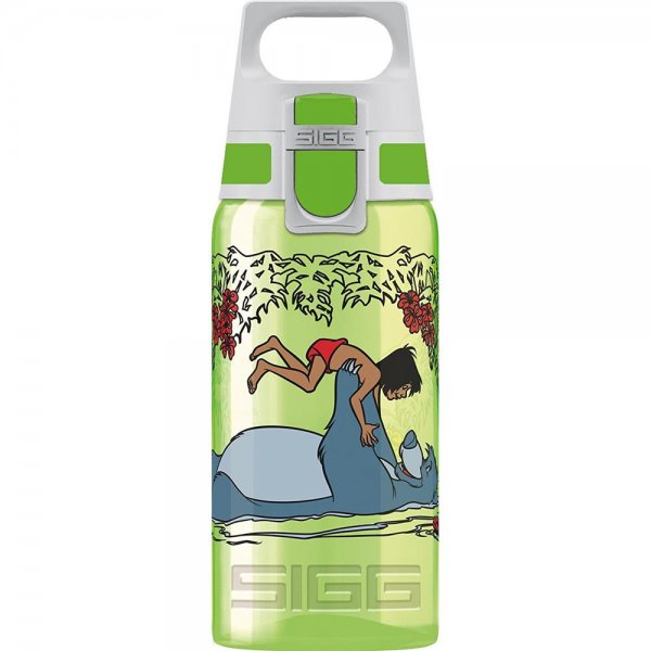 SIGG Kinder Trinkflasche VIVA ONE Dschungelbuch 0,5L Kinderflasche Wasserflasche Kohlensäuredicht auslaufsicher