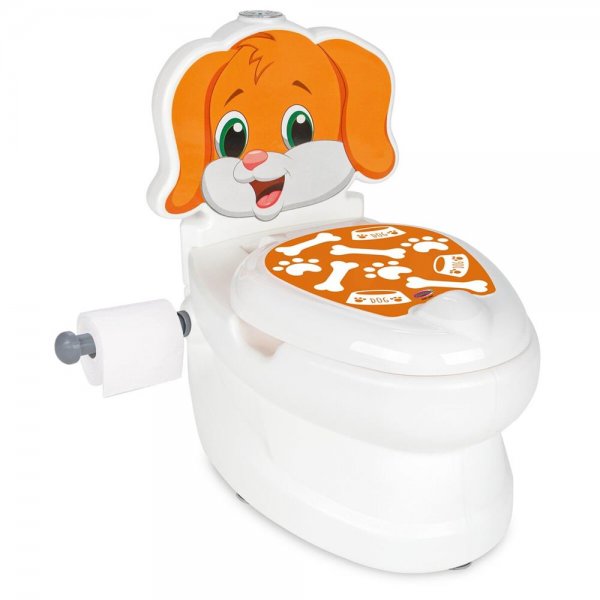 Jamara Meine kleine Toilette Hund mit Spülsound und Toilettenpapierhalter Toiletten-Trainer