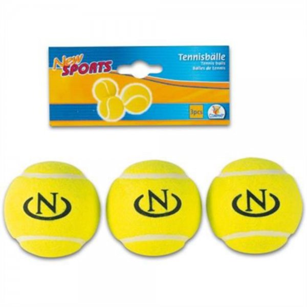 VEDES Großhandel - Ware NSP Tennisbälle 3St. Spielzeug Kinder Sport Sommer Satz