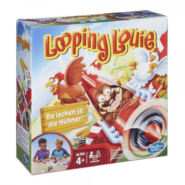 Looping Louie Kinderspiel, lustiges 3D Spiel, Partyspiel für Kindergeburtstage