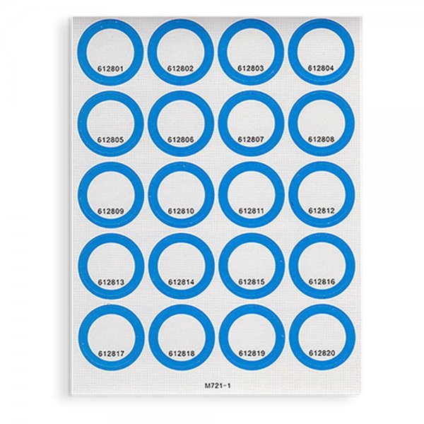 Franklin M721 AnyBook Sticker/Aufkleber Blau 400er Set für Anybook Audiostift DRP-5100