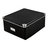 Idena 10520 Aufbewahrungsbox aus festem Karton, Deckel mit Metall verstärkt, ...