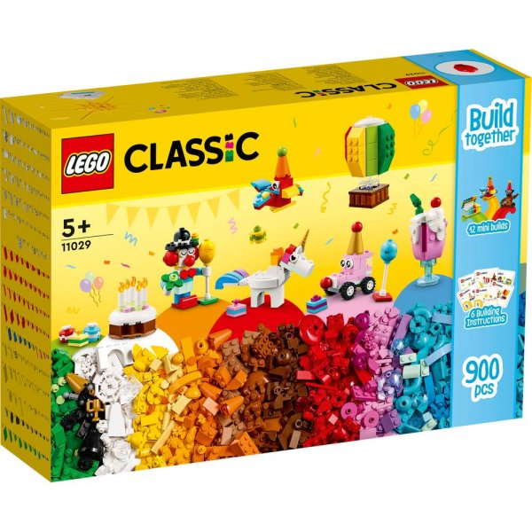LEGO® Classic 11029 - Party Kreativ-Bauset Bausteine-Box Konstruktionsspielzeug ab 5 Jahren