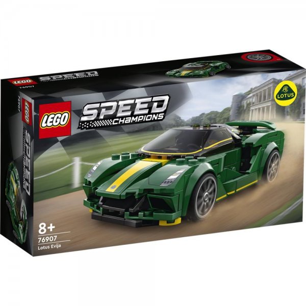 LEGO® Speed Champions 76907 - Lotus Evija Bausatz für Modellauto Spielzeug-Auto Rennwagen für Kinder