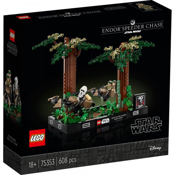 LEGO® Star Wars™ 75353 - Verfolgungsjagd auf Endor™ – Diorama Bauset für Erwachsene