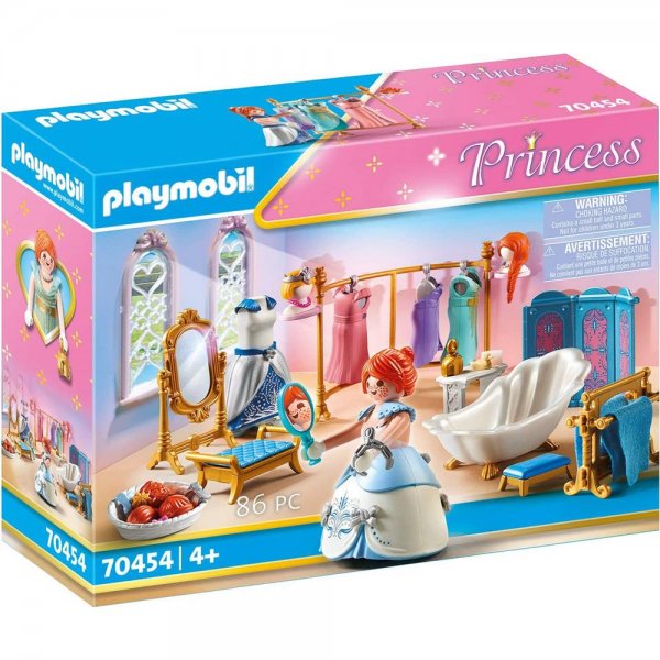 PLAYMOBIL Princess 70454 Ankleidezimmer mit Badewanne Ab 4 Jahren Spielfiguren