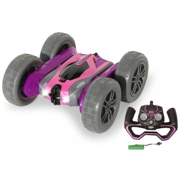 Jamara SpinX Stuntcar lila-rosa 2,4GHz Ferngesteuertes Fahrzeug überschlagresistent