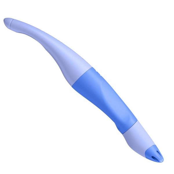 Ergonomischer Tintenroller für Linkshänder - STABILO EASYoriginal Pastel in Wolkenblau - Einzelstift - Schreibfarbe blau (löschbar) - inklusive Patrone