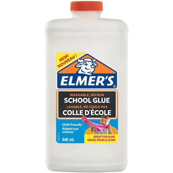 Elmer's 2079104 Liquid Schule Kleber (Ideal zur Herstellung von Slime) 946 ml weiß