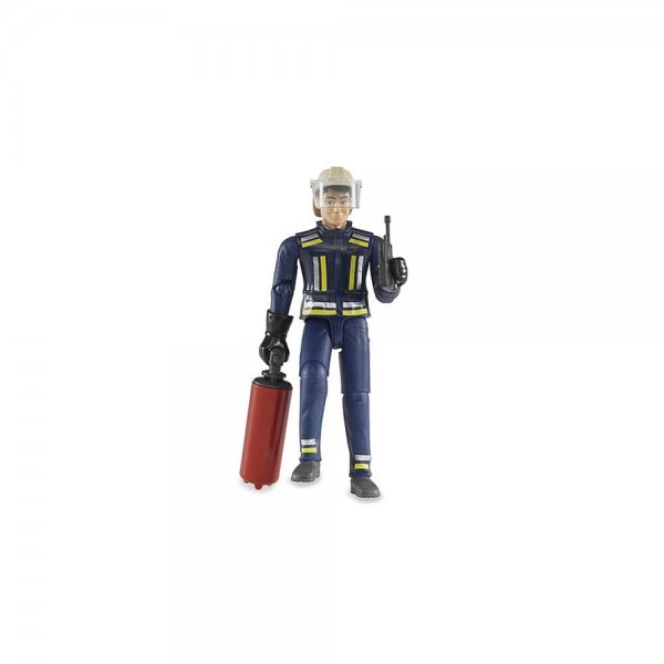 Bruder 60100 Feuerwehrmann mit Zubehör 1:16 Spielfigur