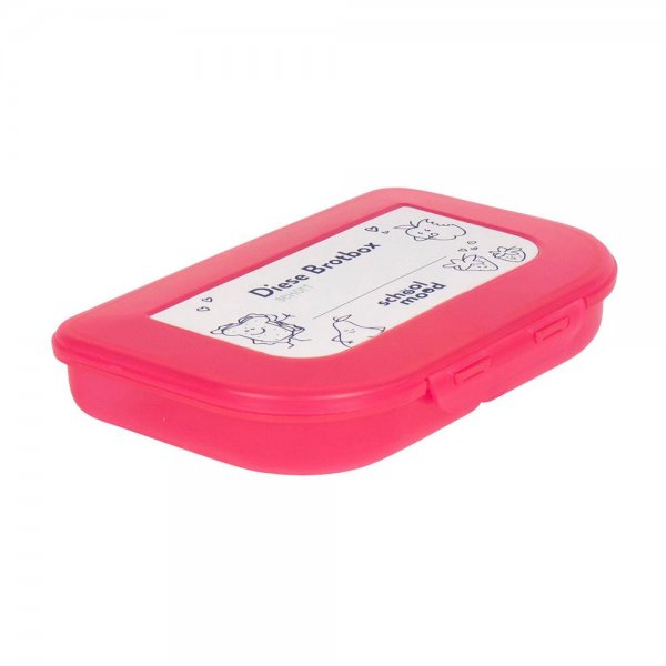 School-Mood Brotdose pink Frühstücksbox Brotbox Butterbrotbox Lunchbox Kinder