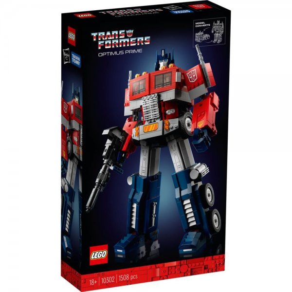 LEGO® 10302 - Optimus Prime Bauset für Erwachsene Modell Transformers-Legende zum Bauen und Sammeln