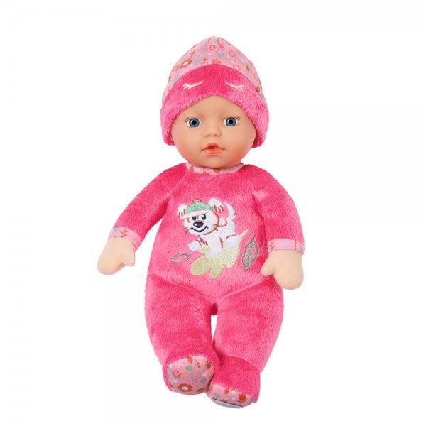 Zapf Creation BABY born Sleepy for babies pink 30cm Stoffpuppe mit Mütze weiche Babypuppe für Babys