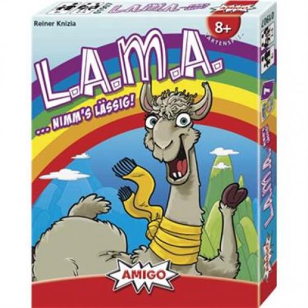 AMIGO L.A.M.A. ...nimm's lässig Kartenspiel ab 8 Jahre Mitbringspiel Familienspiel