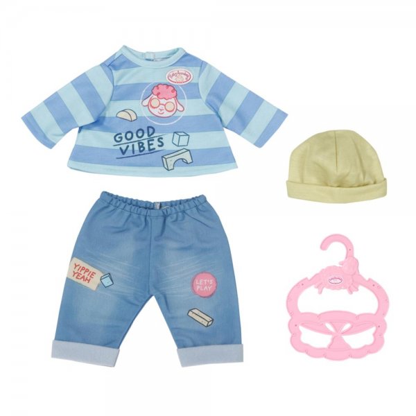 Zapf Creation Baby Annabell Little Shirt & Hose 36cm Puppenkleidung für Puppengröße 36cm