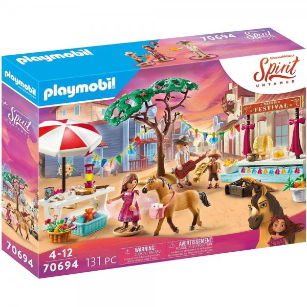 PLAYMOBIL® Spirit 70694 - Miradero im Festival-Fieber Spielset für Kinder ab 4 Jahren
