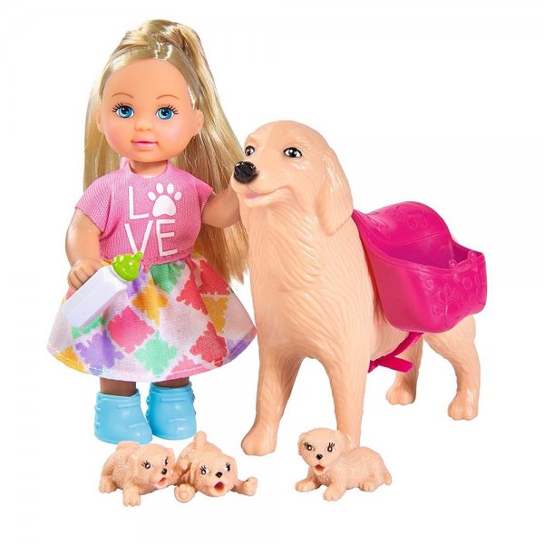 Simba 1057 - Evi Love Puppe als Hundesitter