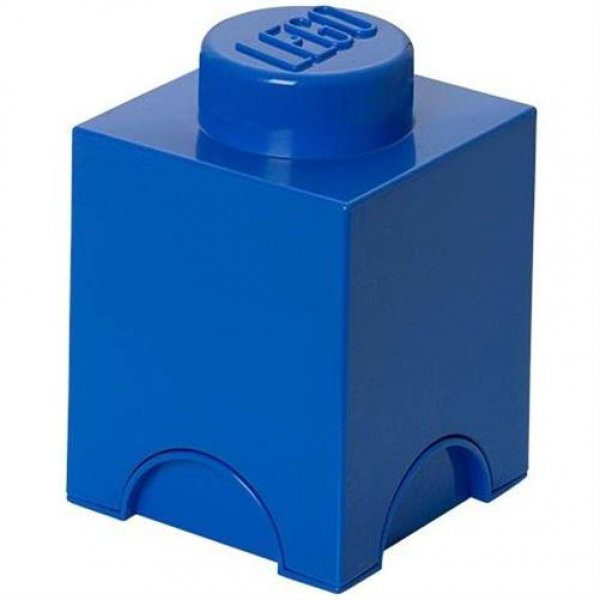 LEGO® Storage Brick 1 Blau Aufbewahrungsbox mit 1 Noppe Baustein stapelbar