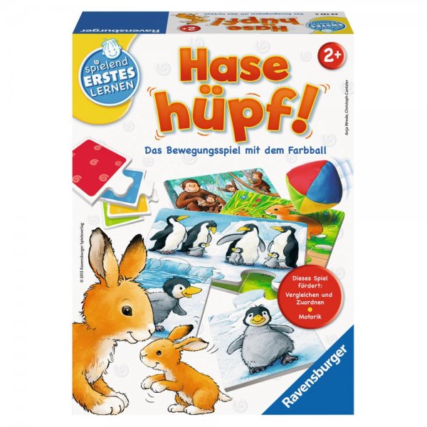 Ravensburger Hase hüpf!, Brettspiel, Gesellschaftsspiel, Puzzle, NEU