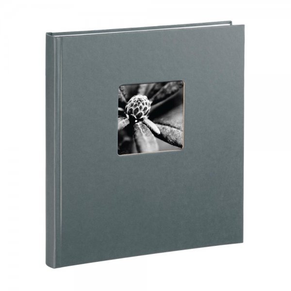 Hama Buch-Album "Fine Art" 29 x 32 cm 50 weiße Seiten Grau Fotoalbum Scrap-Book