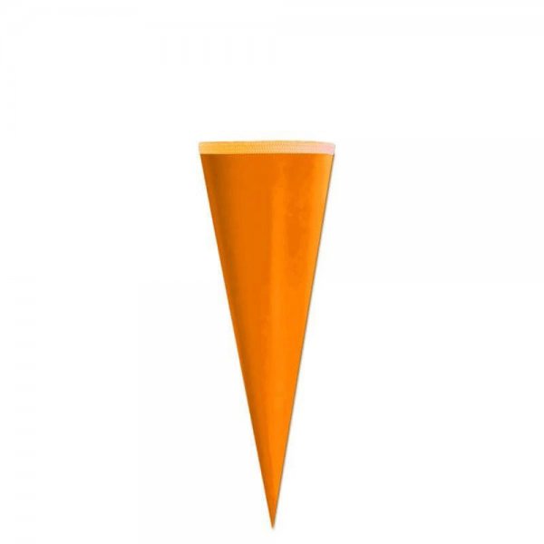 Roth Schultüte Rohling Orange 50 cm rund ohne Verschluss Zuckertüte für Schulanfang