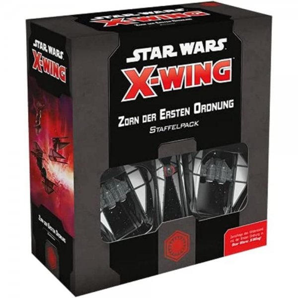 Asmodee Star Wars X-Wing 2. Edition Zorn der Ersten Ordnung Erweiterung Expertenspiel