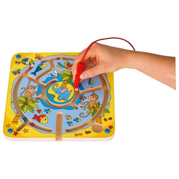 Goki Magnetlabyrinth Weltall Magnetspiel Kinder Lernspielzeug Lernspiel Kids 