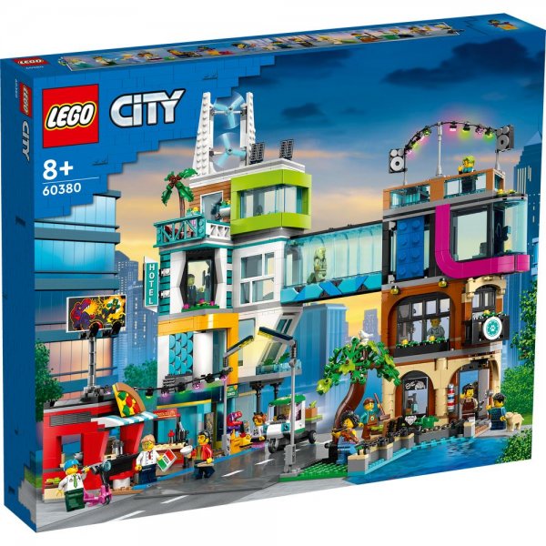 LEGO® City 60380 - Stadtzentrum Bauset Spielset für Kinder ab 8 Jahren