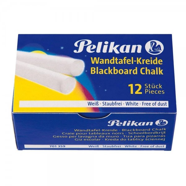 Pelikan Wandtafelkreide Weiß Schachtel mit 12 Stück