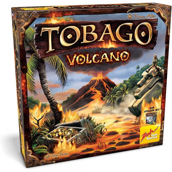 Zoch 601105120 Tobago Volcano, Erweiterung zum Kultspiel, mit 3D-Vulkan für weiteren Spielspaß