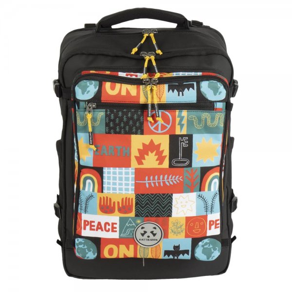 Kattbjörn Rucksack Flashlight Schulrucksack ab 5. Klasse Design Backpack Schultasche Tasche Schule Freizeit