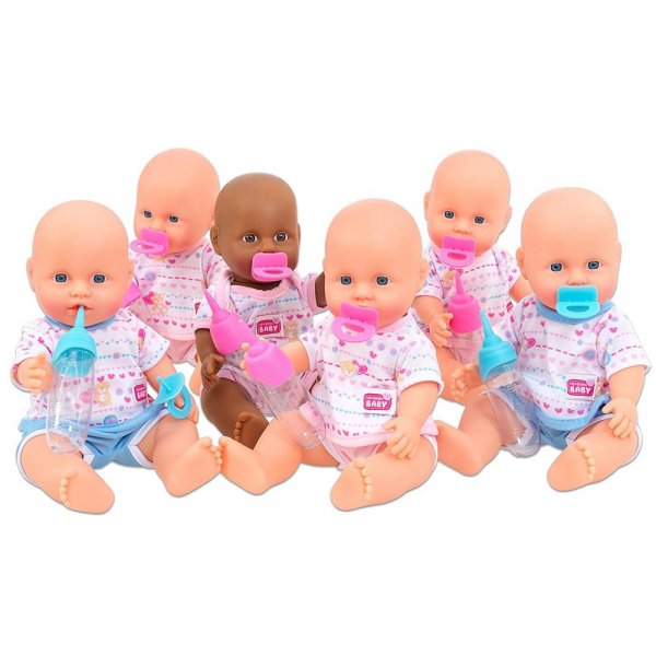 Simba New Born Baby Vinylbaby Puppe Neugeborenes Spielzeug für Mädchen 1 Stück