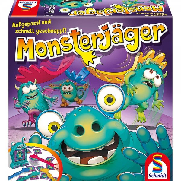 Schmidt Spiele 40557 Monsterjäger Aktionsspiel Kinderspiel Familienspiel